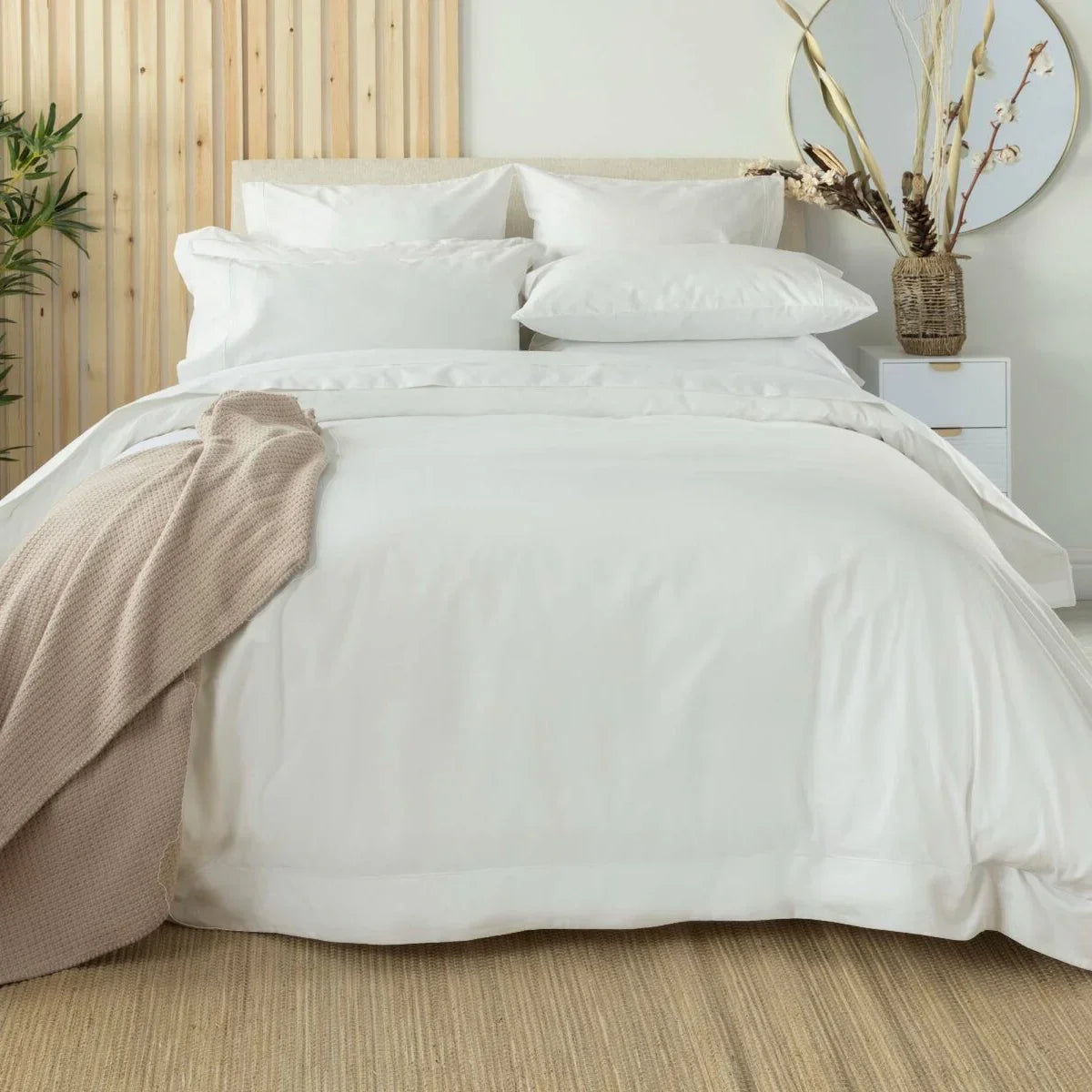 Belledorm 400TC Egyptian Cotton Duvet Cover - Ivory