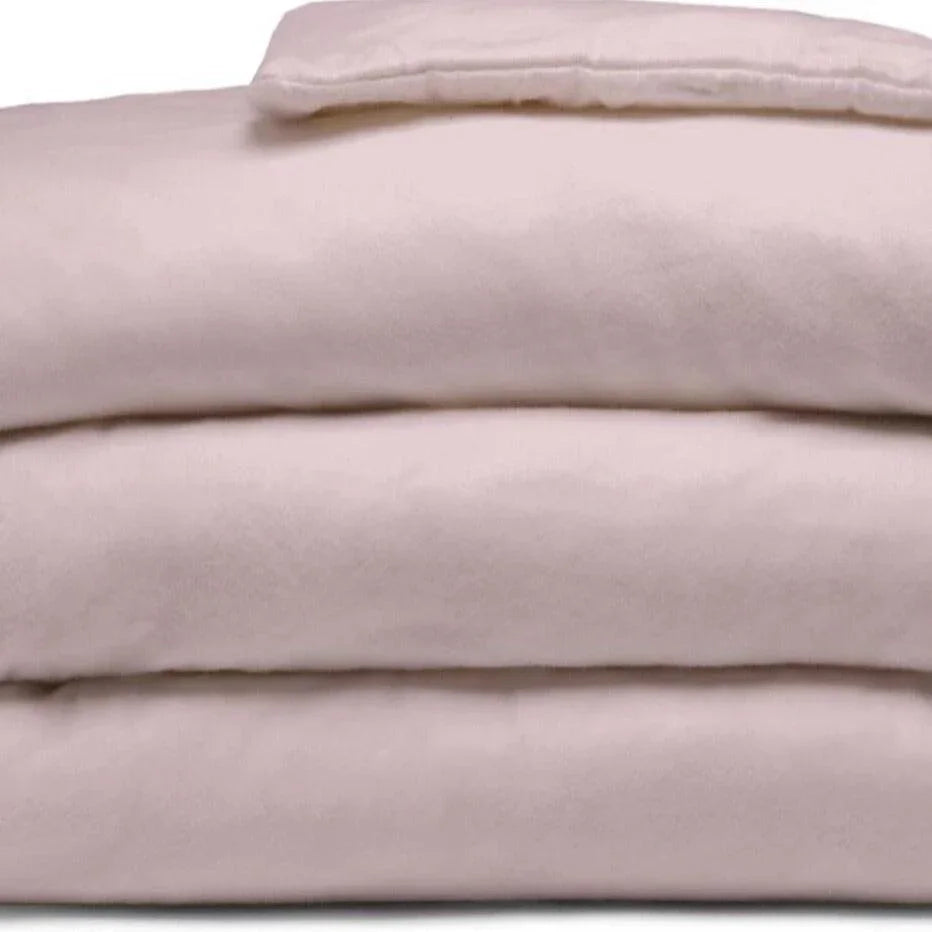 Belledorm Brushed Cotton Duvet Cover Set - Powder Pink