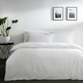 Riggs Infinity Cotton Duvet Cover - White