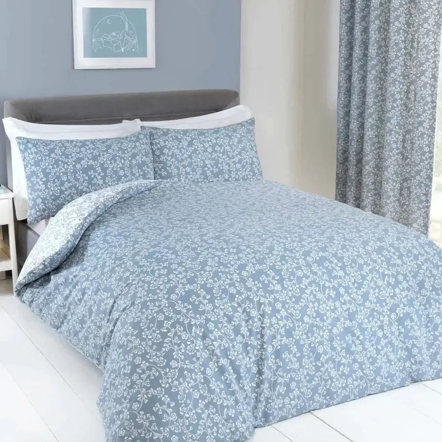 Sade Duvet Cover Set - Blue