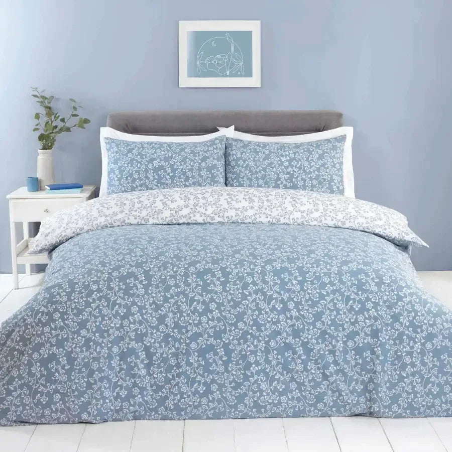 Sade Duvet Cover Set - Blue