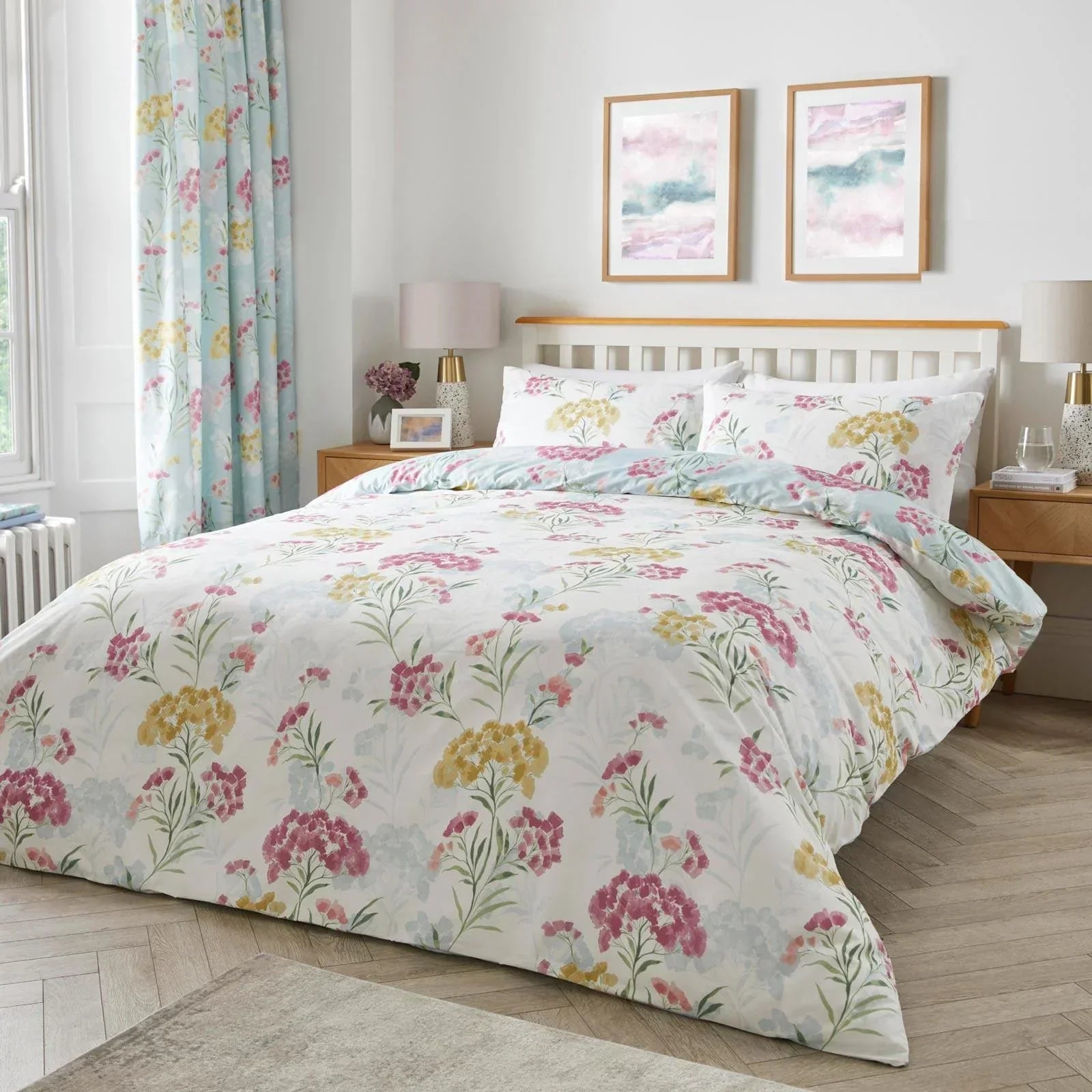 Pia Floral Duvet Cover Set - Multi