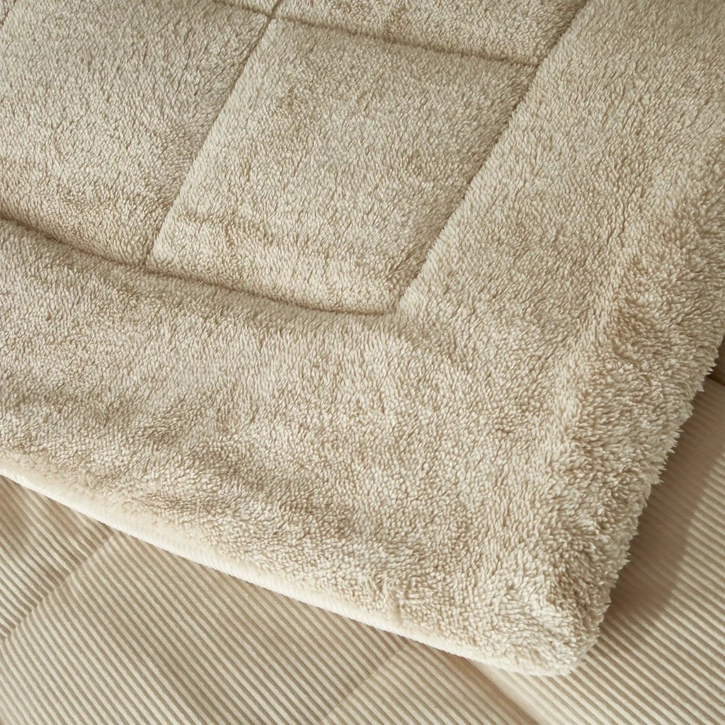 Cosy Cord Coverless Duvet - Natural