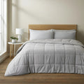 Cosy Cord Coverless Duvet - Silver