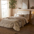 Night Lark® Soft Weave Coverless Duvet Set- Natural Oat