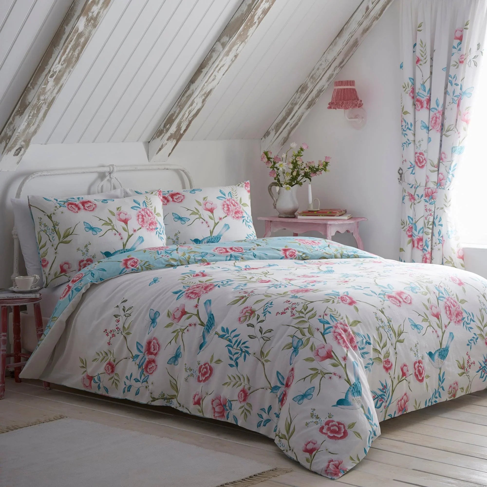 D & D Amelle Duvet Cover Set - Blue
