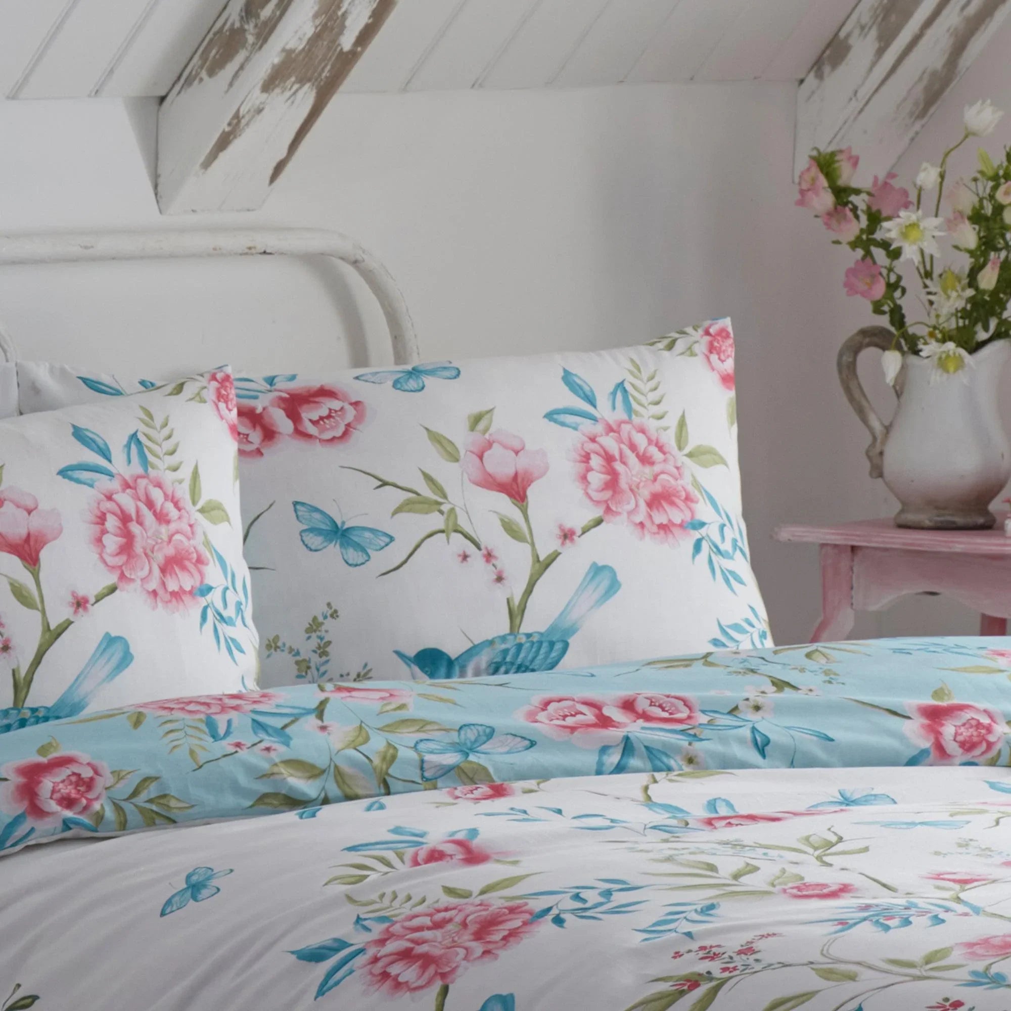 D & D Amelle Duvet Cover Set - Blue