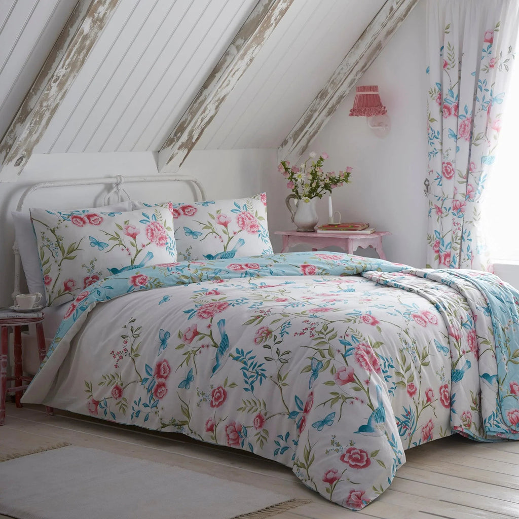 D & D Amelle Duvet Cover Set - Blue