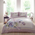 Appletree Heritage Arley Duvet Cover Set - Mauve
