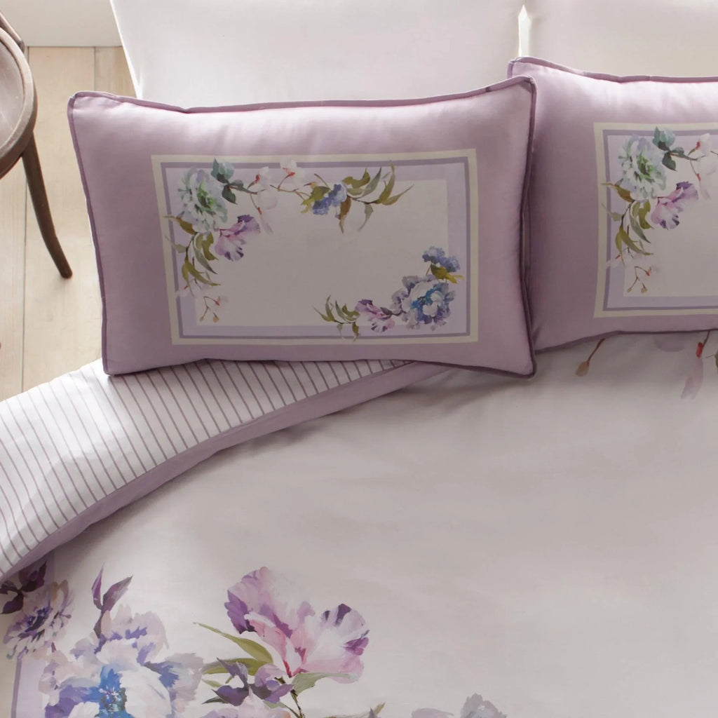 Appletree Heritage Arley Duvet Cover Set - Mauve