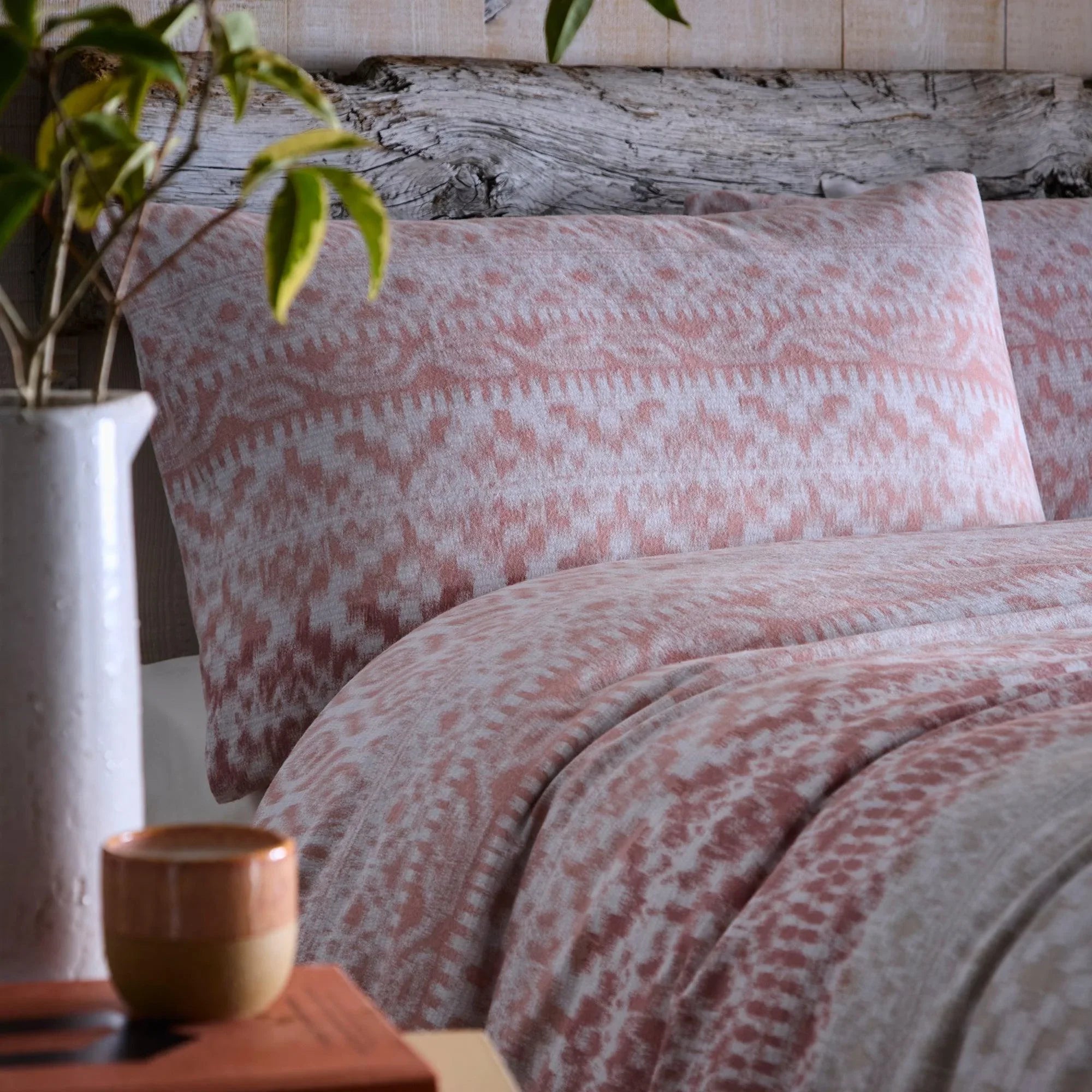 Appletree Hygge Bergen Duvet Cover Set - Terracotta