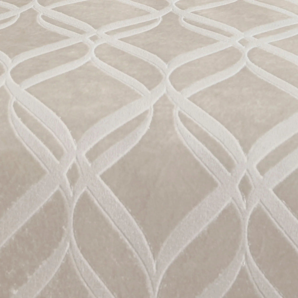 Soiree Belfort  Jacquard Duvet Cover Set - Silver