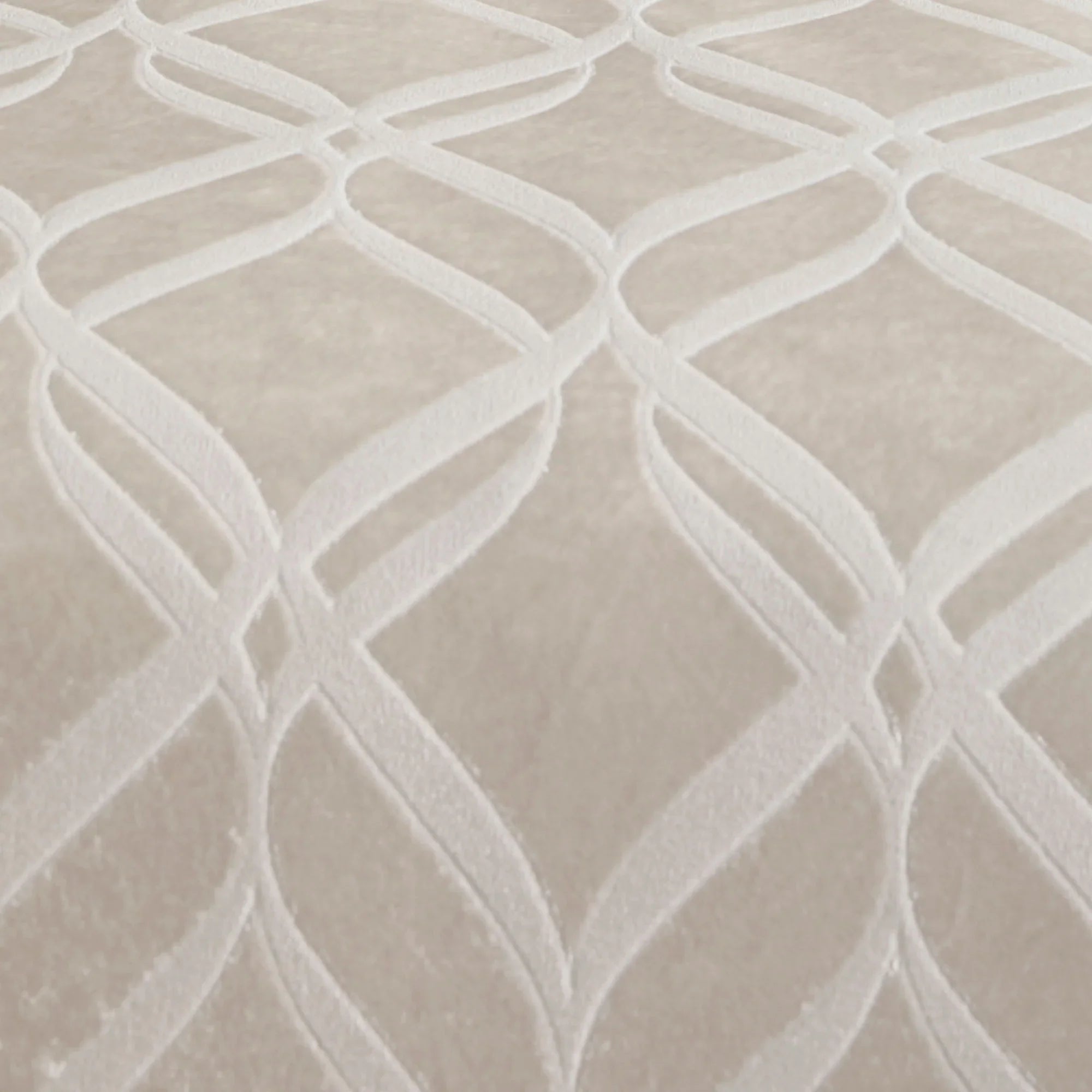 Soiree Belfort  Jacquard Duvet Cover Set - Silver