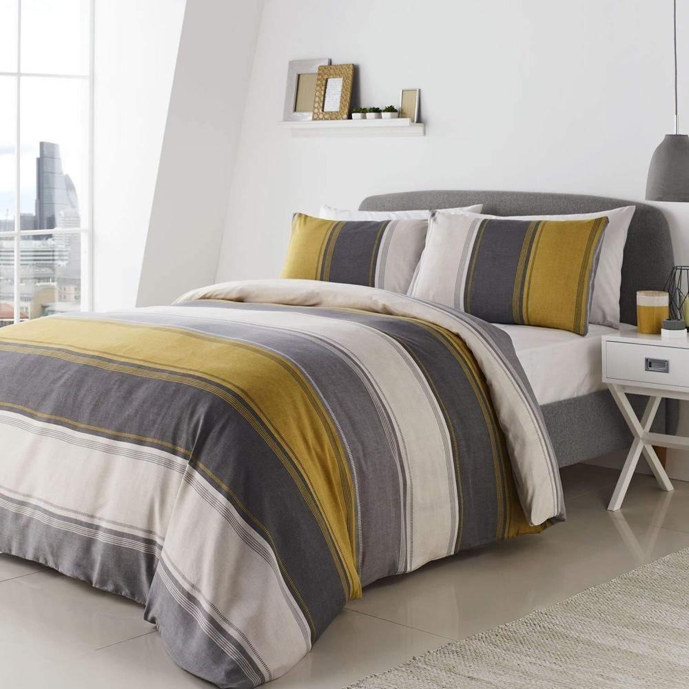 Betley Duvet Cover Set - Ochre