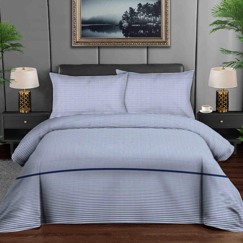 Bellissimo Salcombe Stripe Duvet Set - Blue