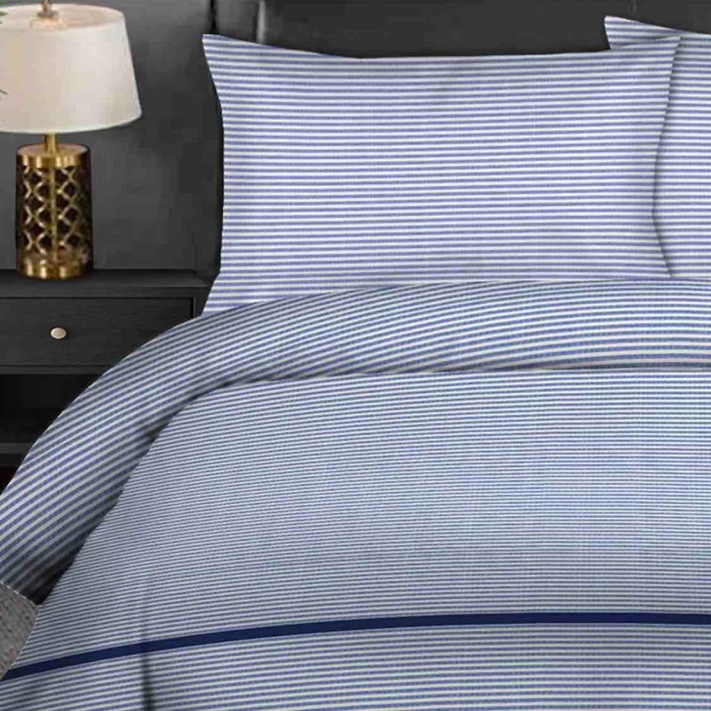 Bellissimo Salcombe Stripe Duvet Set - Blue