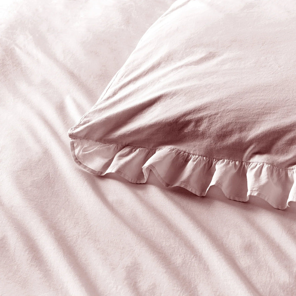 Appletree Loft Cassia Frill Duvet Cover Set - Lavender