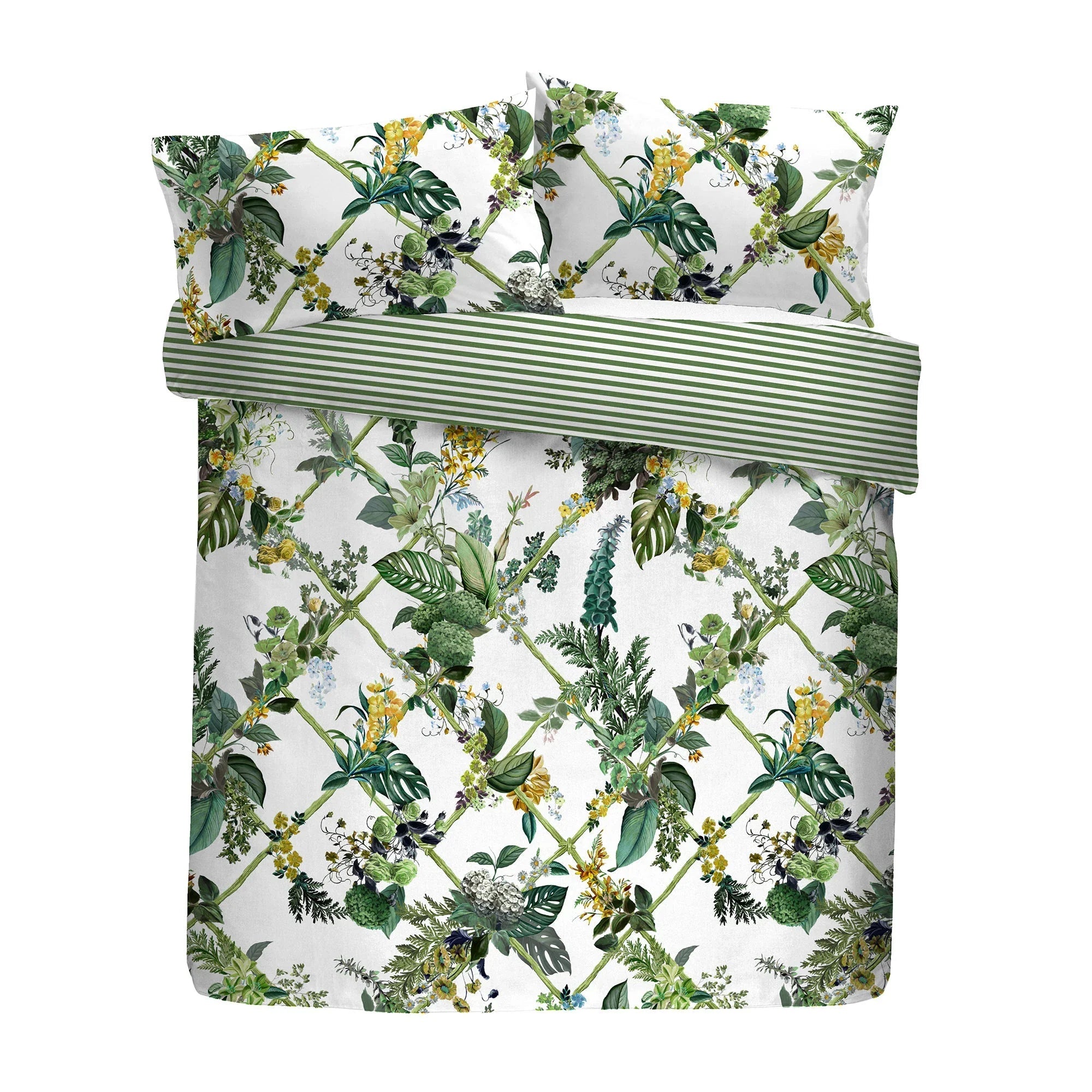Laurence Llewelyn-Bowen Cotswold Fantasia Duvet Cover Set - Green