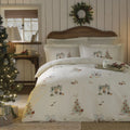 Sophie Allport Cosy Christmas Duvet Cover Set - Misty Green