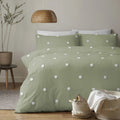Appletree Boutique Dot Garden Duvet Cover Set - Sage
