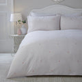 Serene Heart Duvet Cover Set - Blush