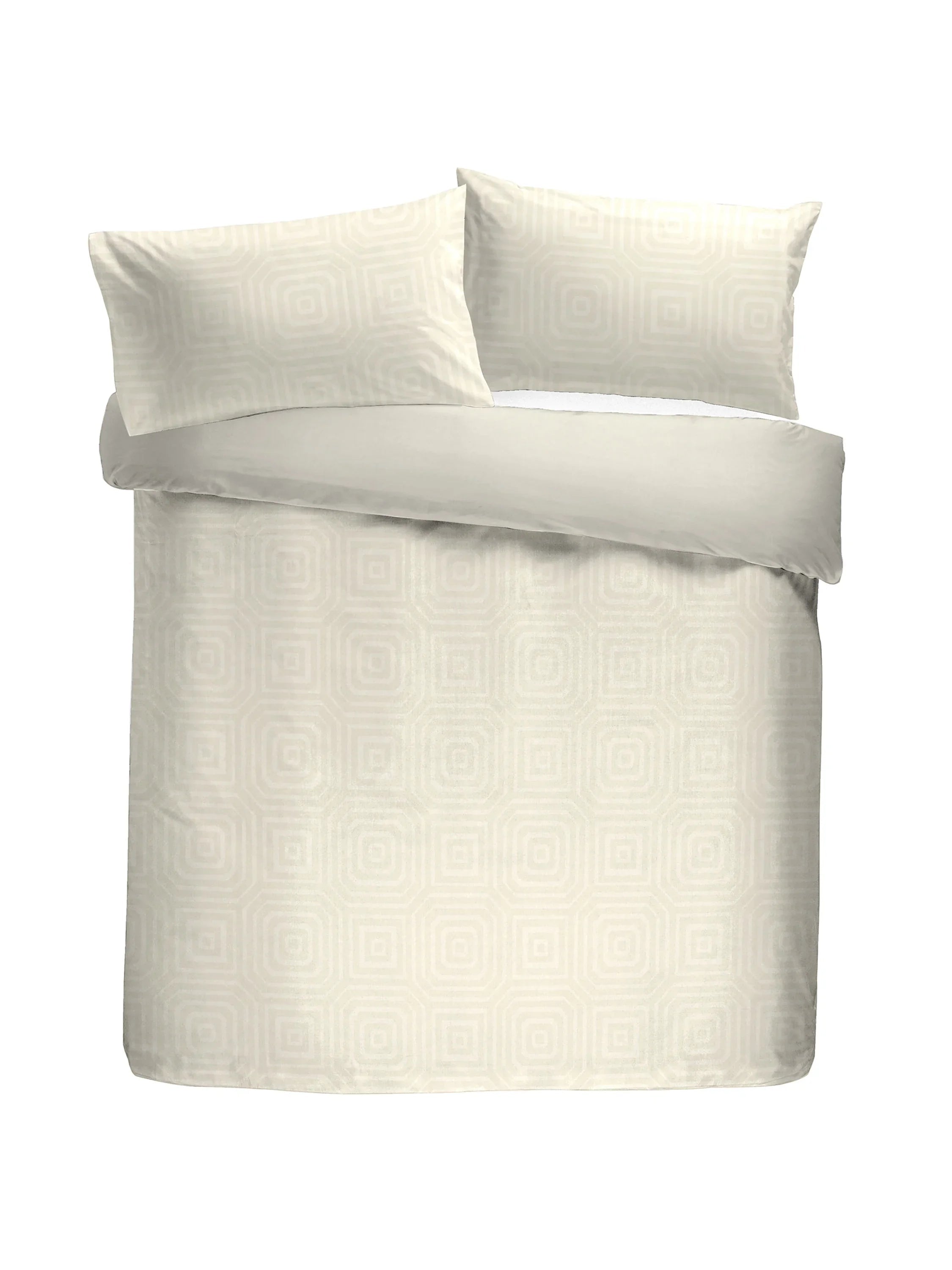 Laurence Llewelyn-Bowen Emile Jacquard Duvet Cover Set - Cream