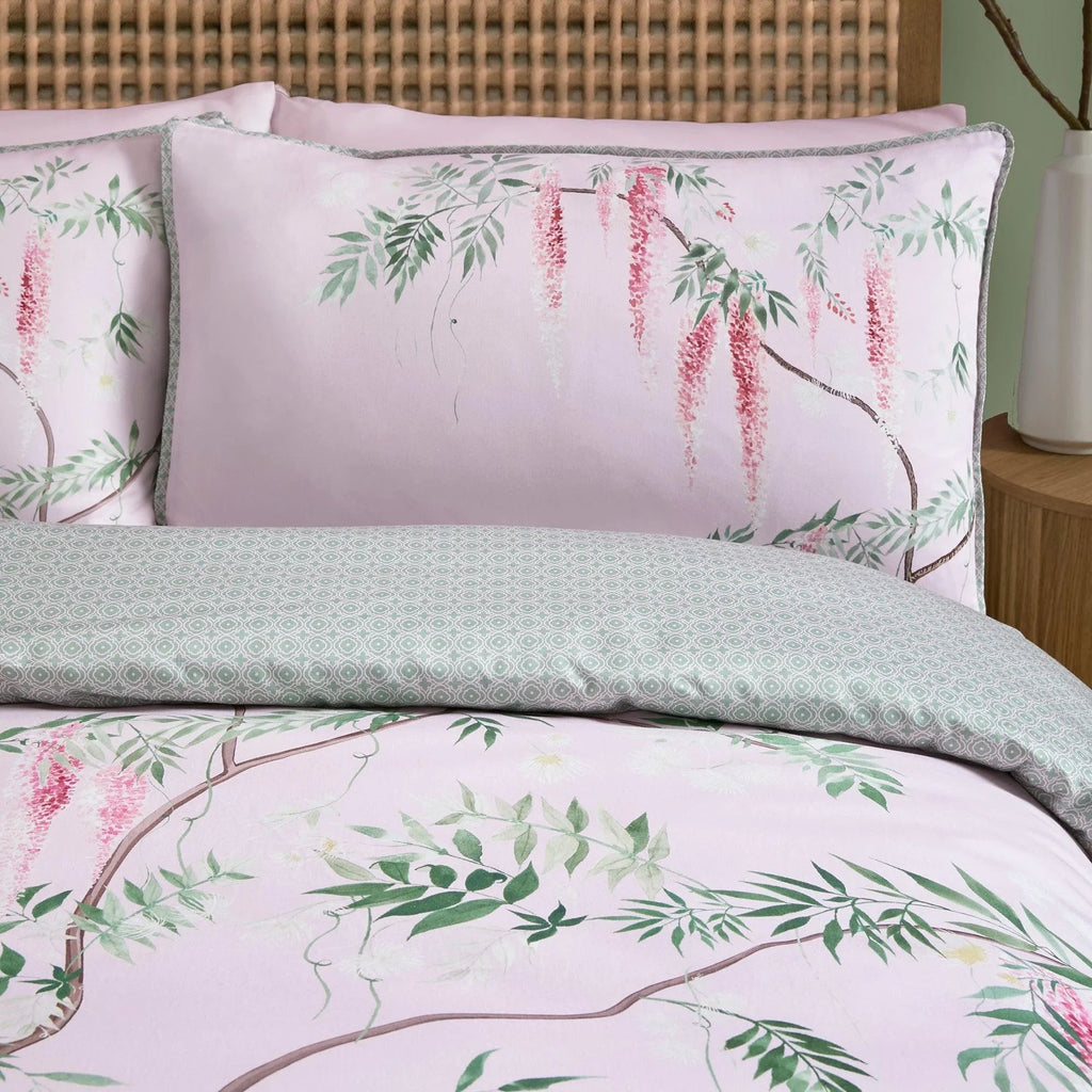 Soiree Enya Duvet Cover Set - Pink