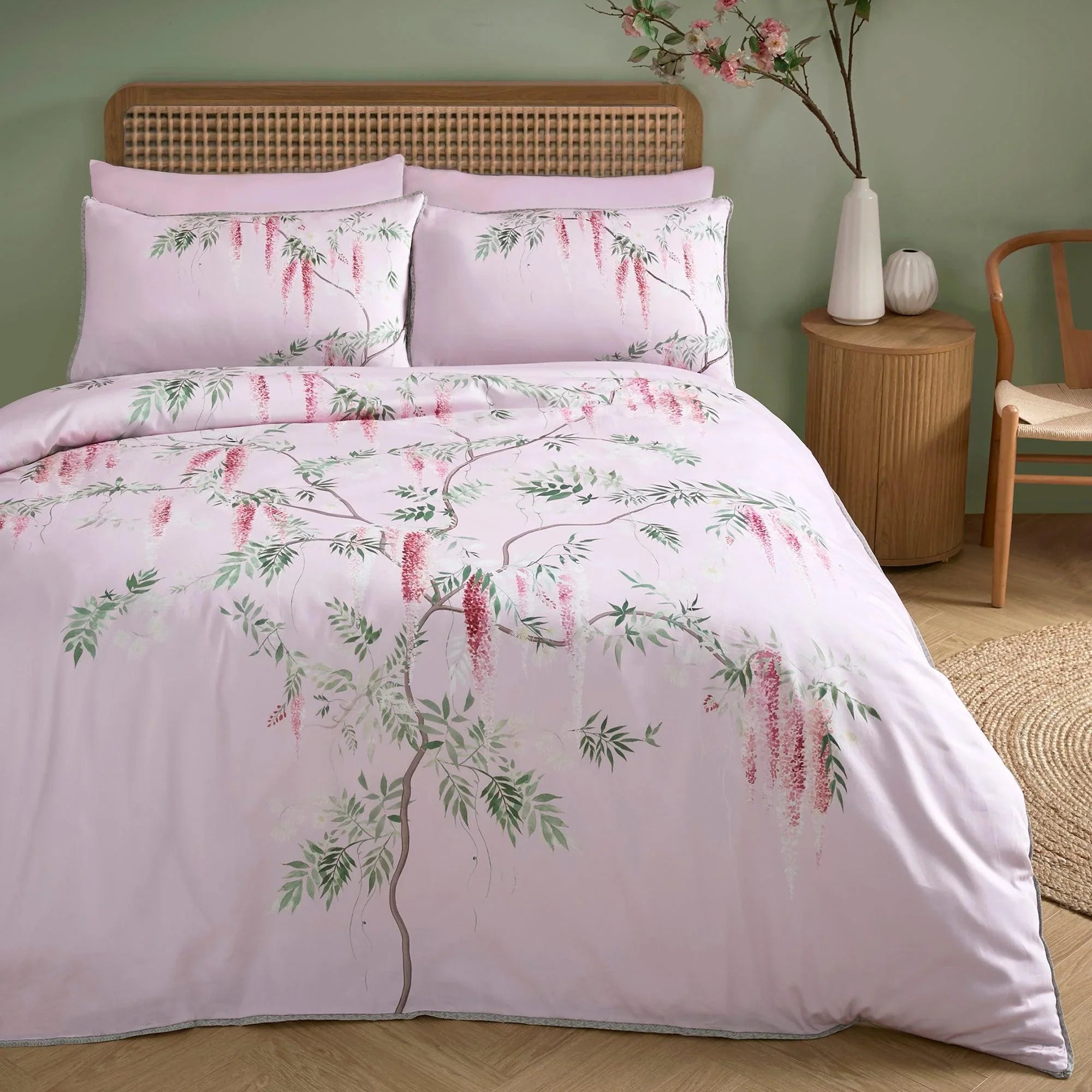Soiree Enya Duvet Cover Set - Pink