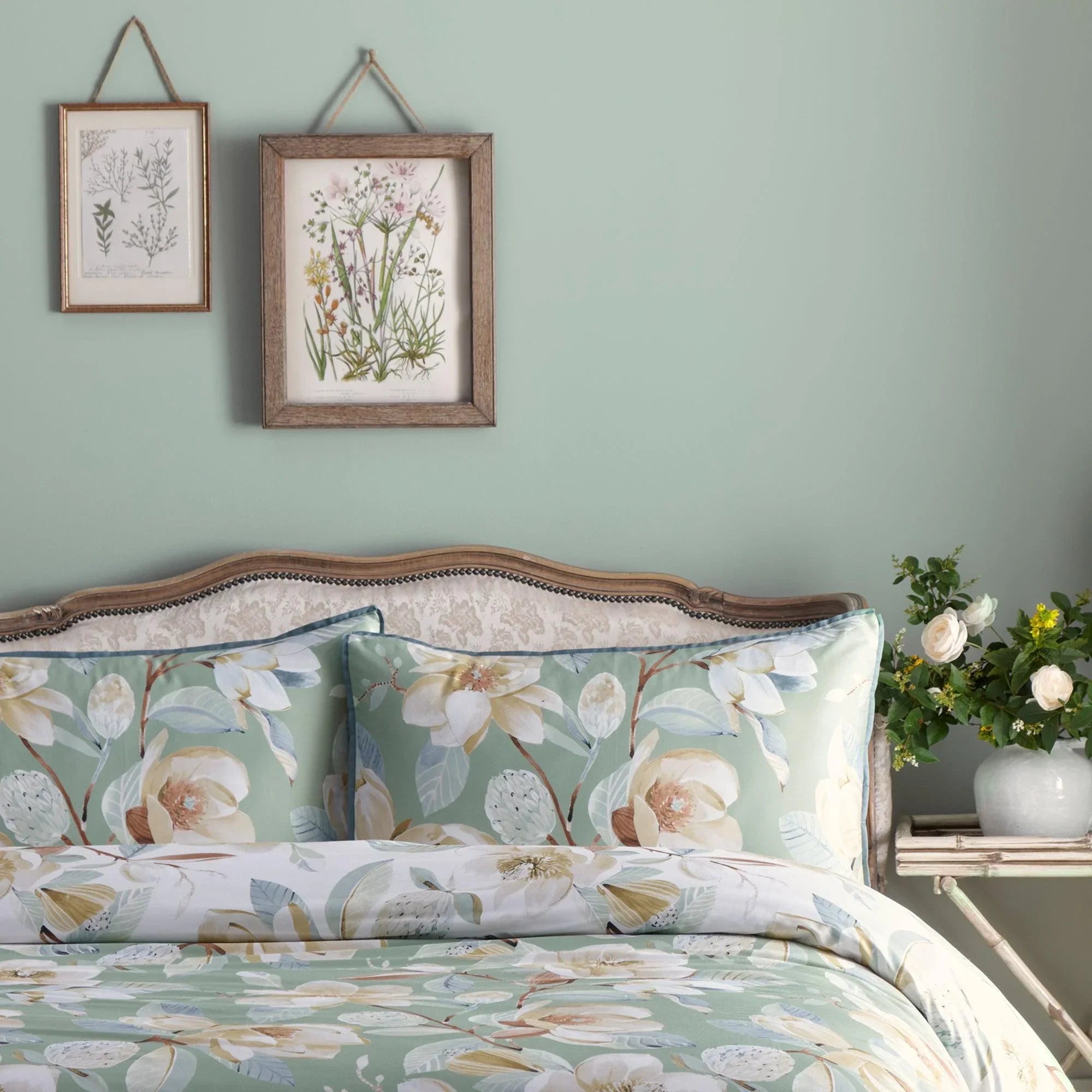 Appletree Heritage Eleanor Duvet Cover Set - Green