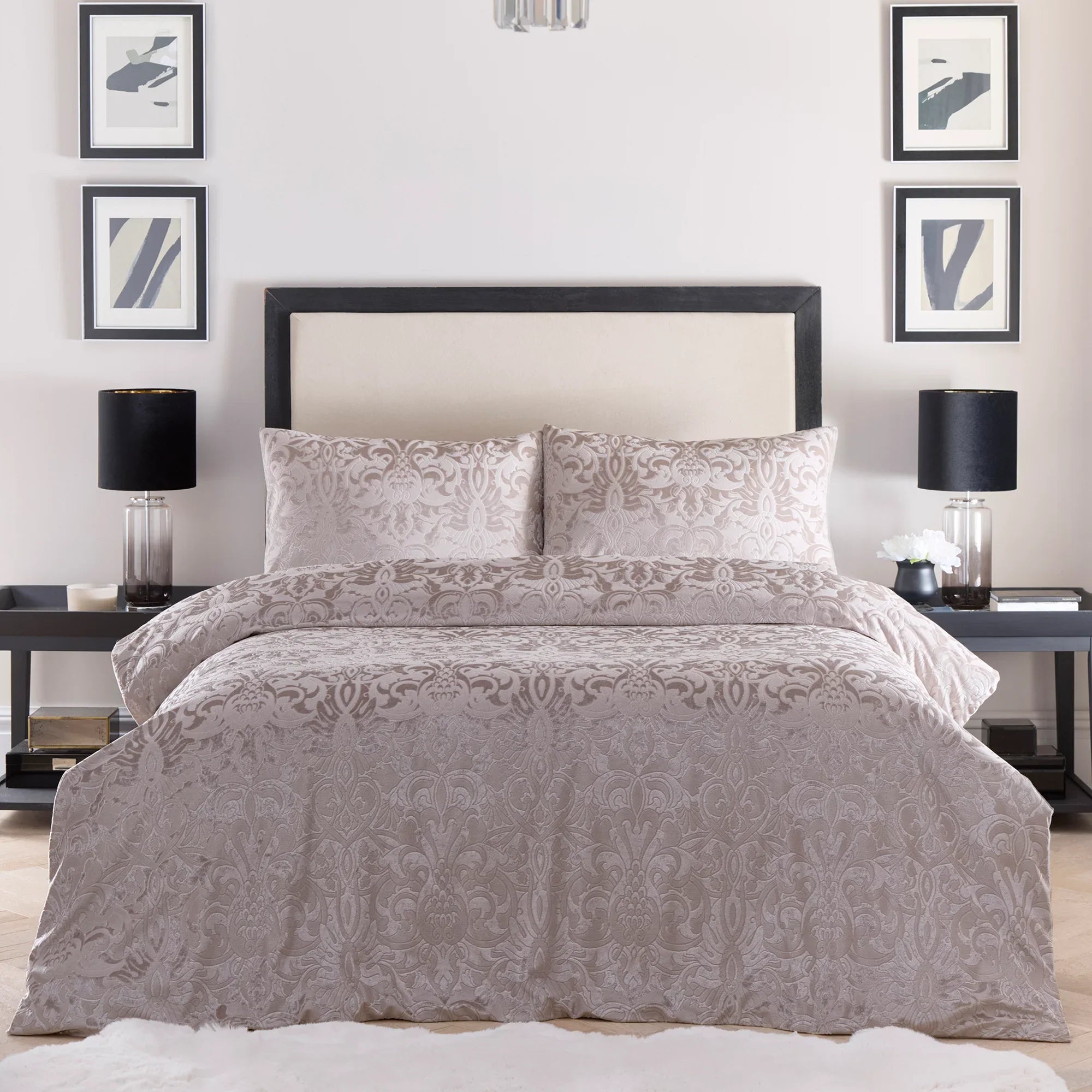Laurence Llewelyn-Bowen Firenza Duvet Cover Set - Linen