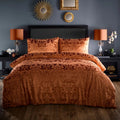 Laurence Llewelyn-Bowen Firenza Jacquard Duvet Cover Set - Spice