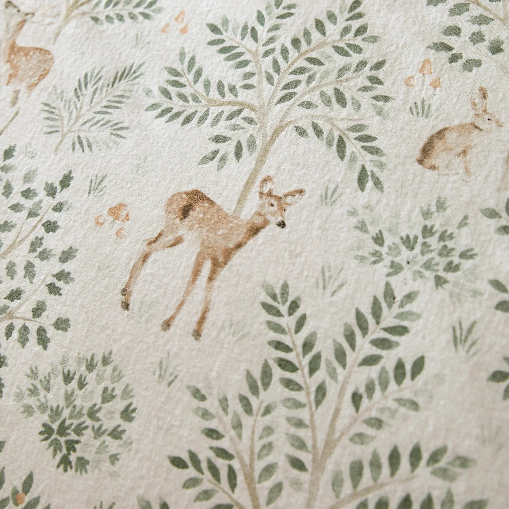 D & D Lodge Forest Animals Duvet Cover Set - Natural