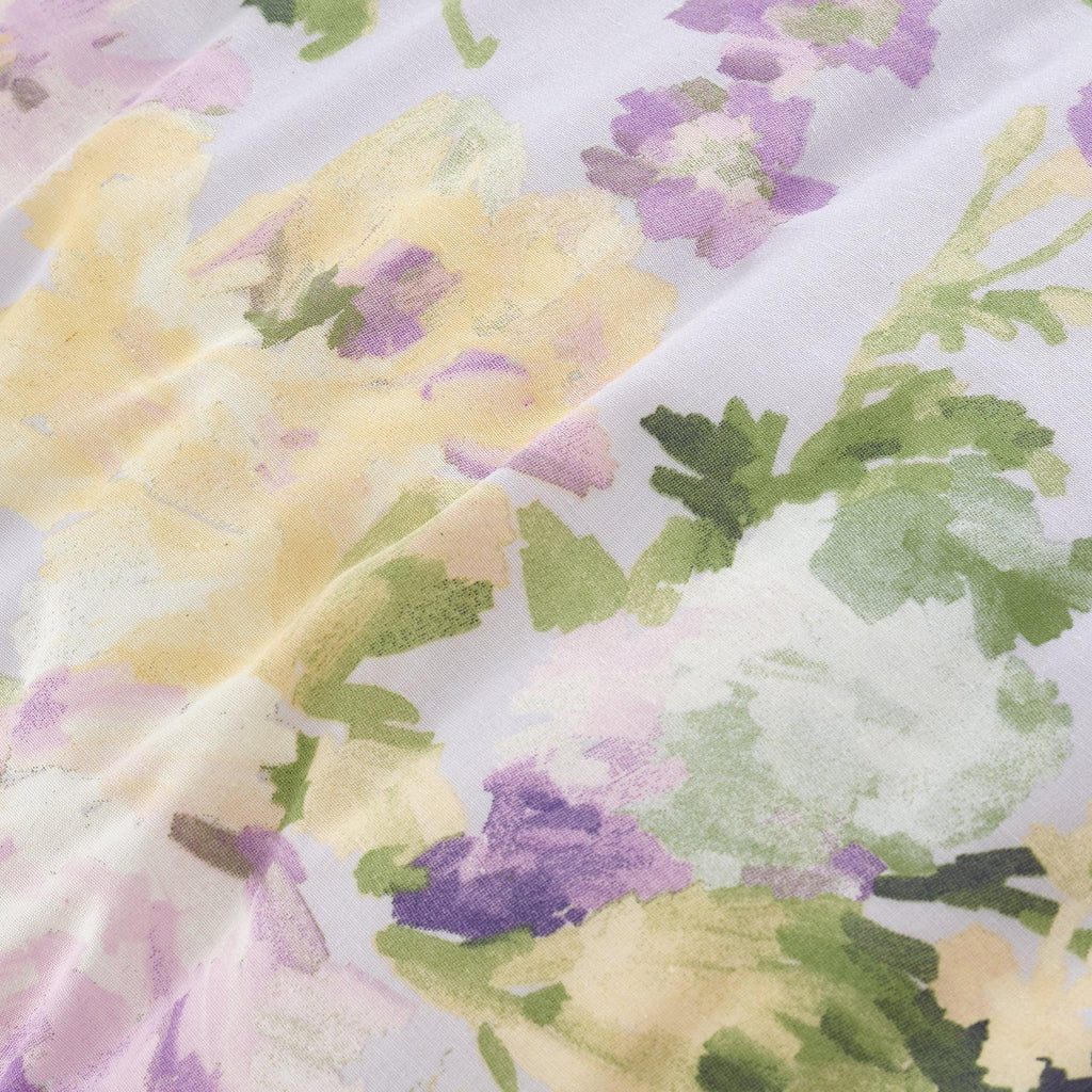 D & D Flourette Duvet Cover Set - Lilac