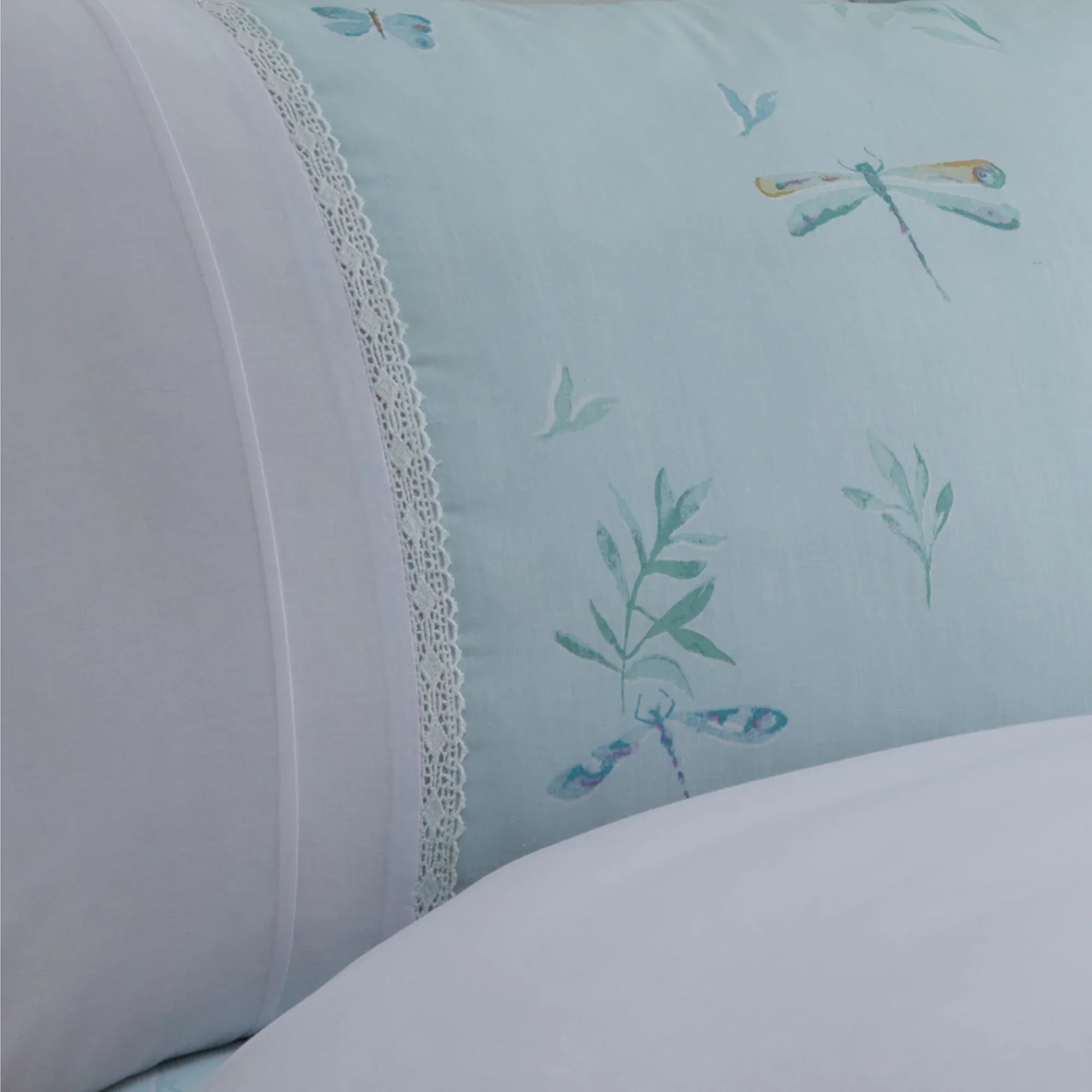 D & D Fifi Duvet Cover Set - Duck Egg
