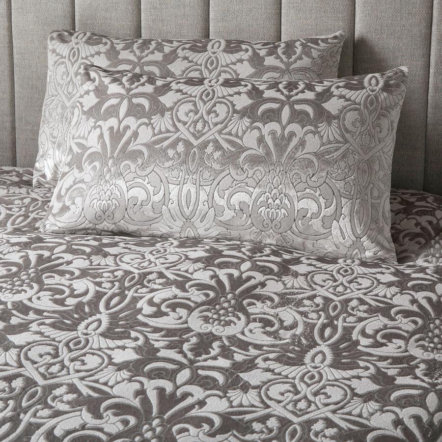 Laurence Llewelyn-Bowen Firenza Duvet Cover Set - Silver