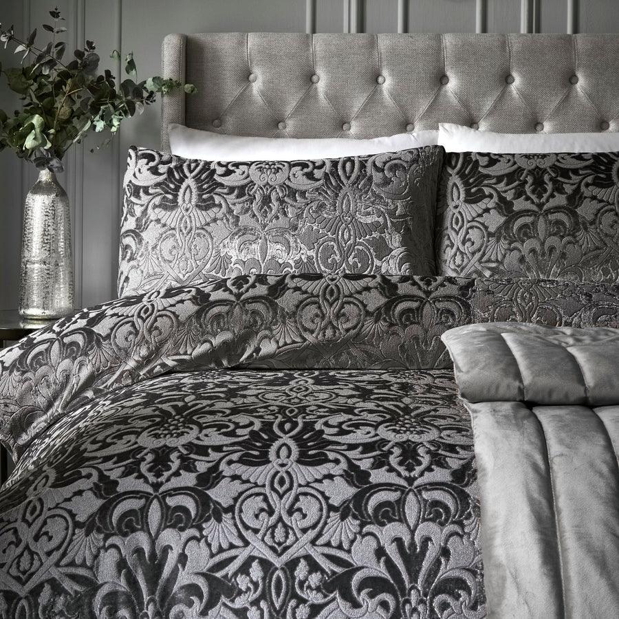 Laurence Llewelyn-Bowen Firenza Duvet Cover Set - Slate