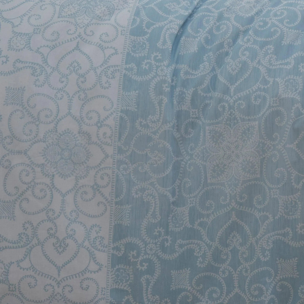 D & D Frampton Duvet Cover Set - Blue