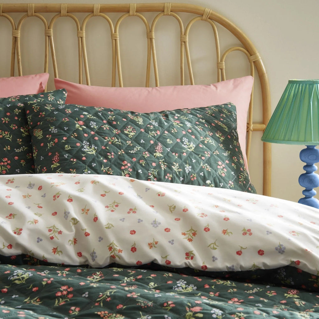 Fusion Nelly Textured Duvet Cover Set - Green