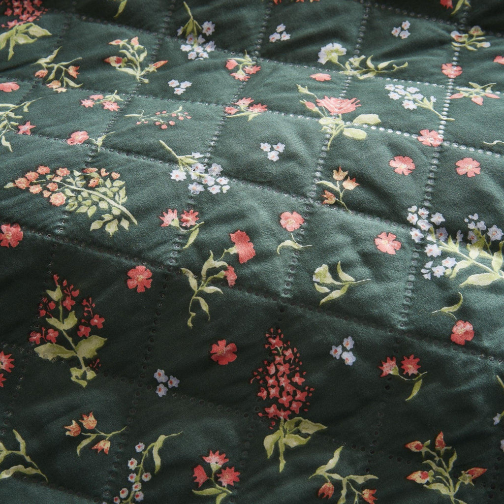 Fusion Nelly Textured Duvet Cover Set - Green