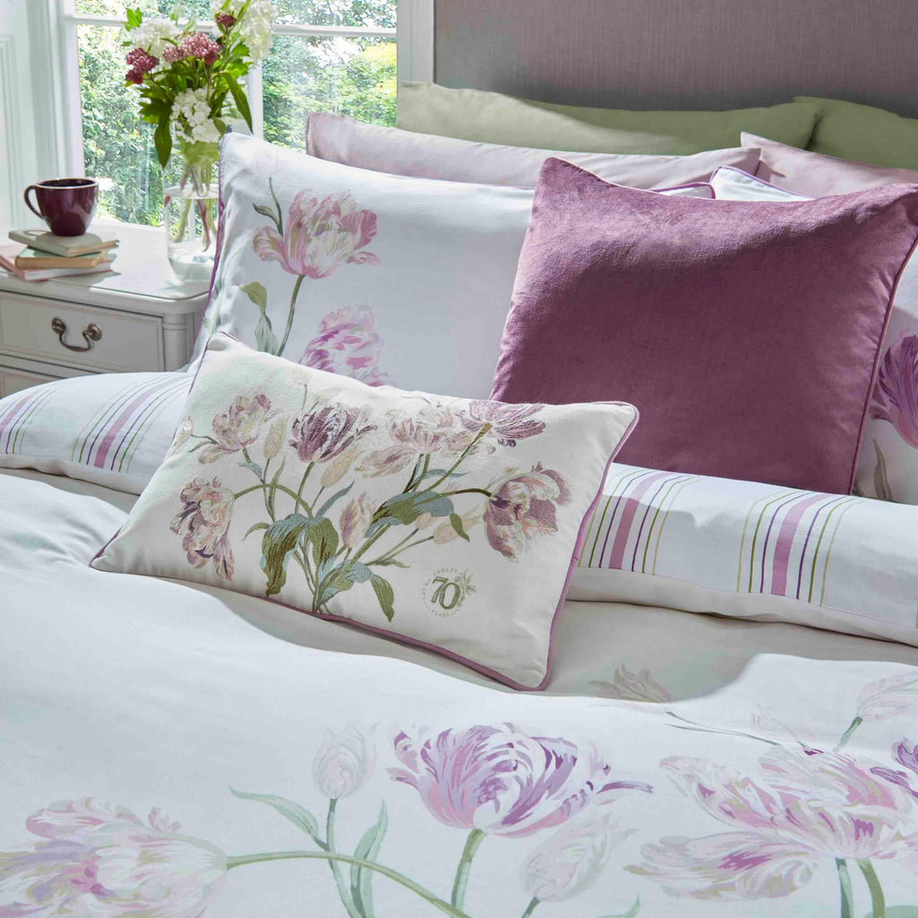 Laura Ashley Gosford Duvet Cover Set - Grape