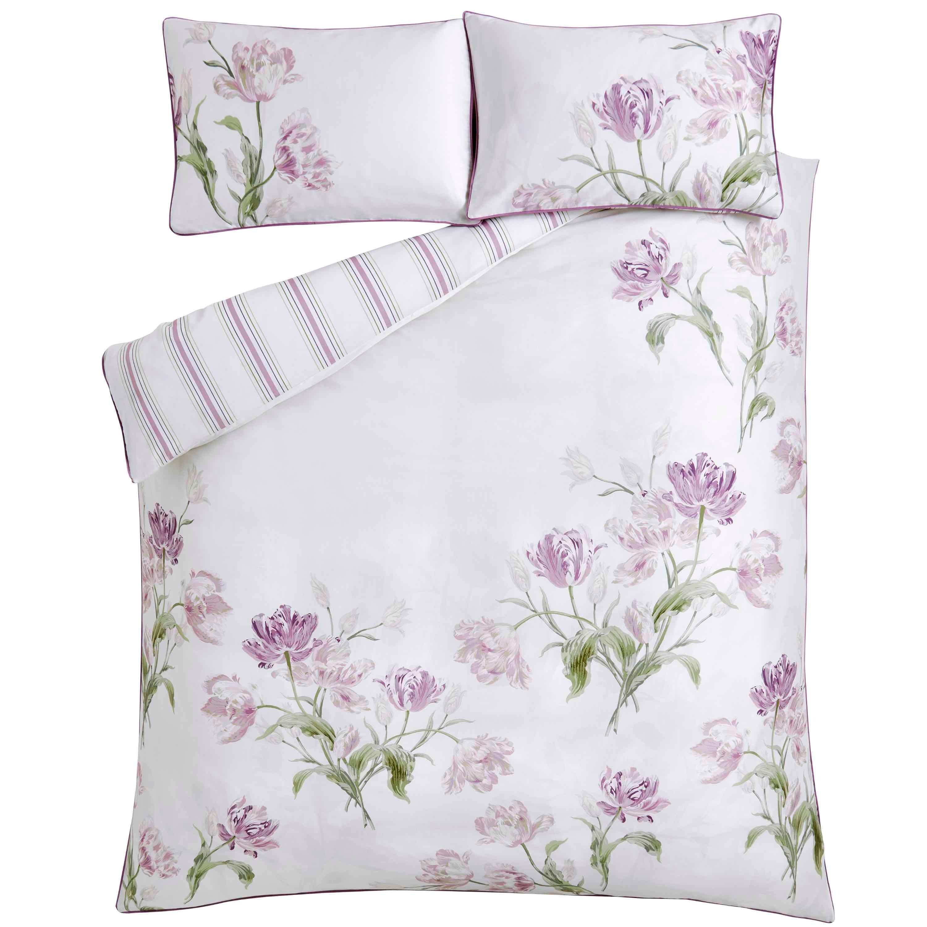 Laura Ashley Gosford Duvet Cover Set - Grape