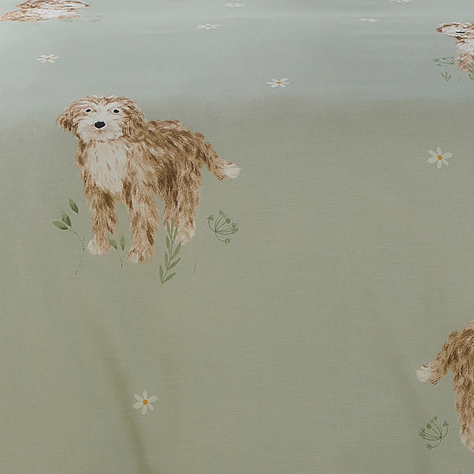 Fusion Hattie The Cockapoo Duvet Cover Set - Green