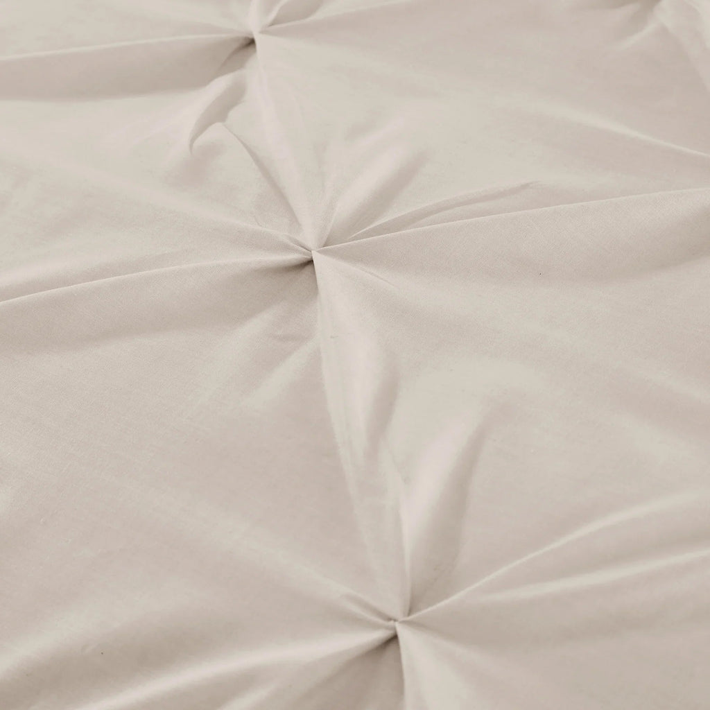 Serene Lara Duvet Cover Set - Natural