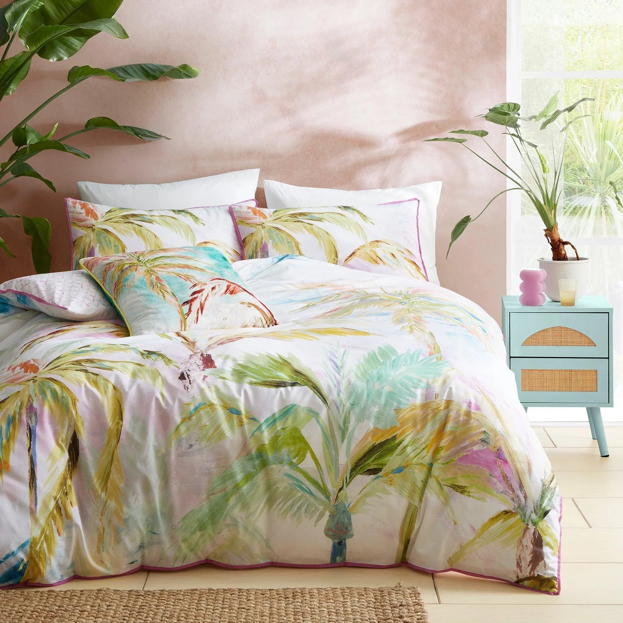 Appletree Style Leilani Duvet Cover Set - Green