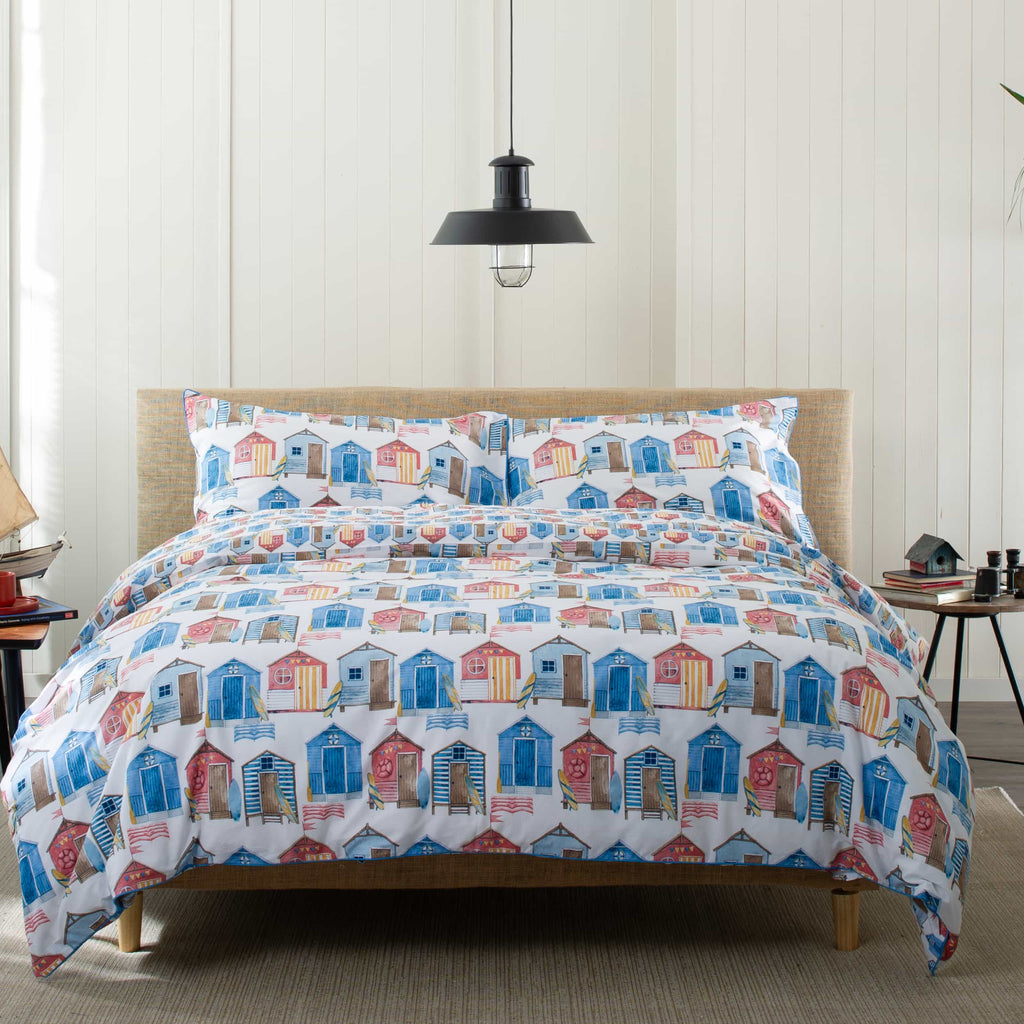 Lobster Creek Queen Parade Duvet Cover Set