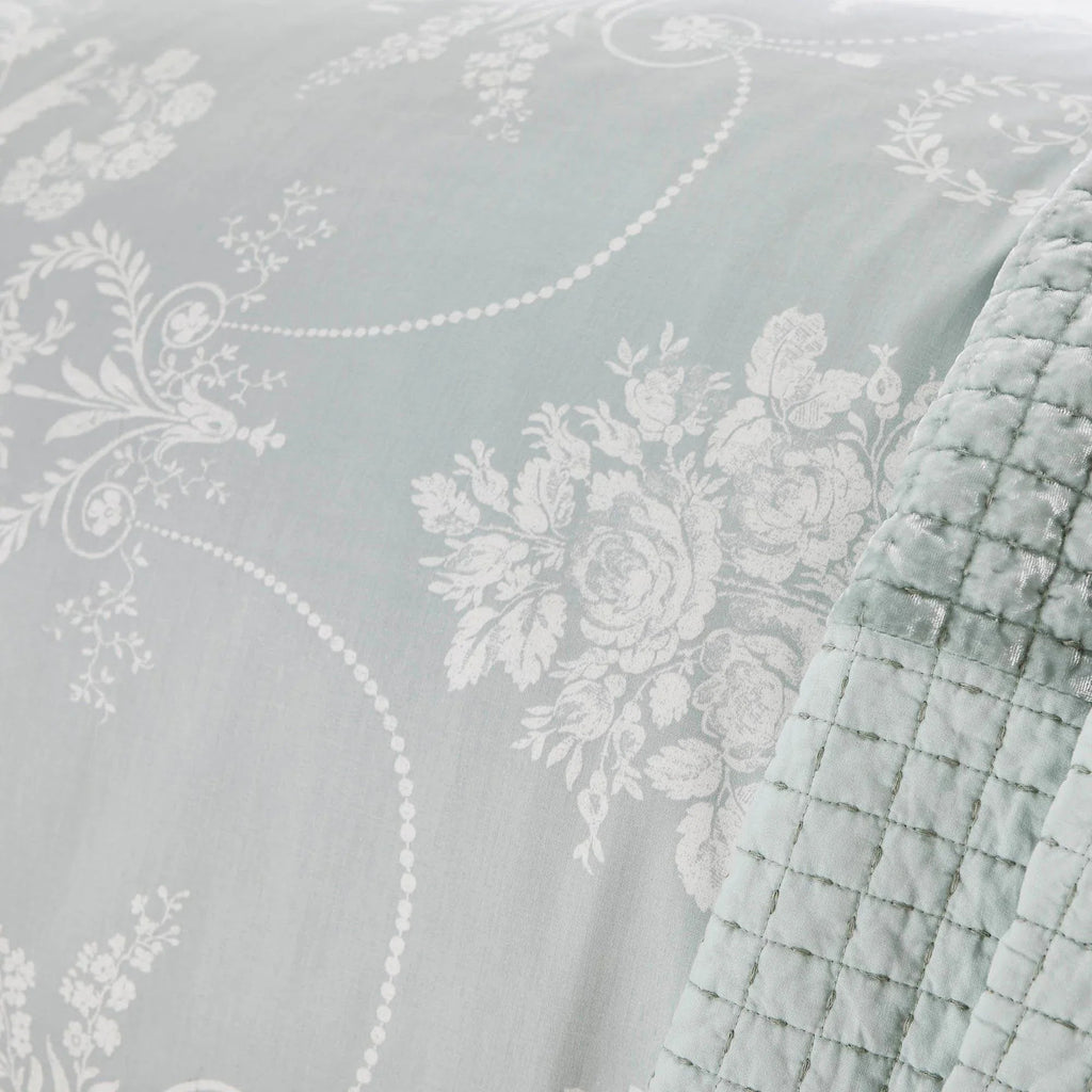 Laura Ashley Josette Duvet Cover Set - Duck Egg