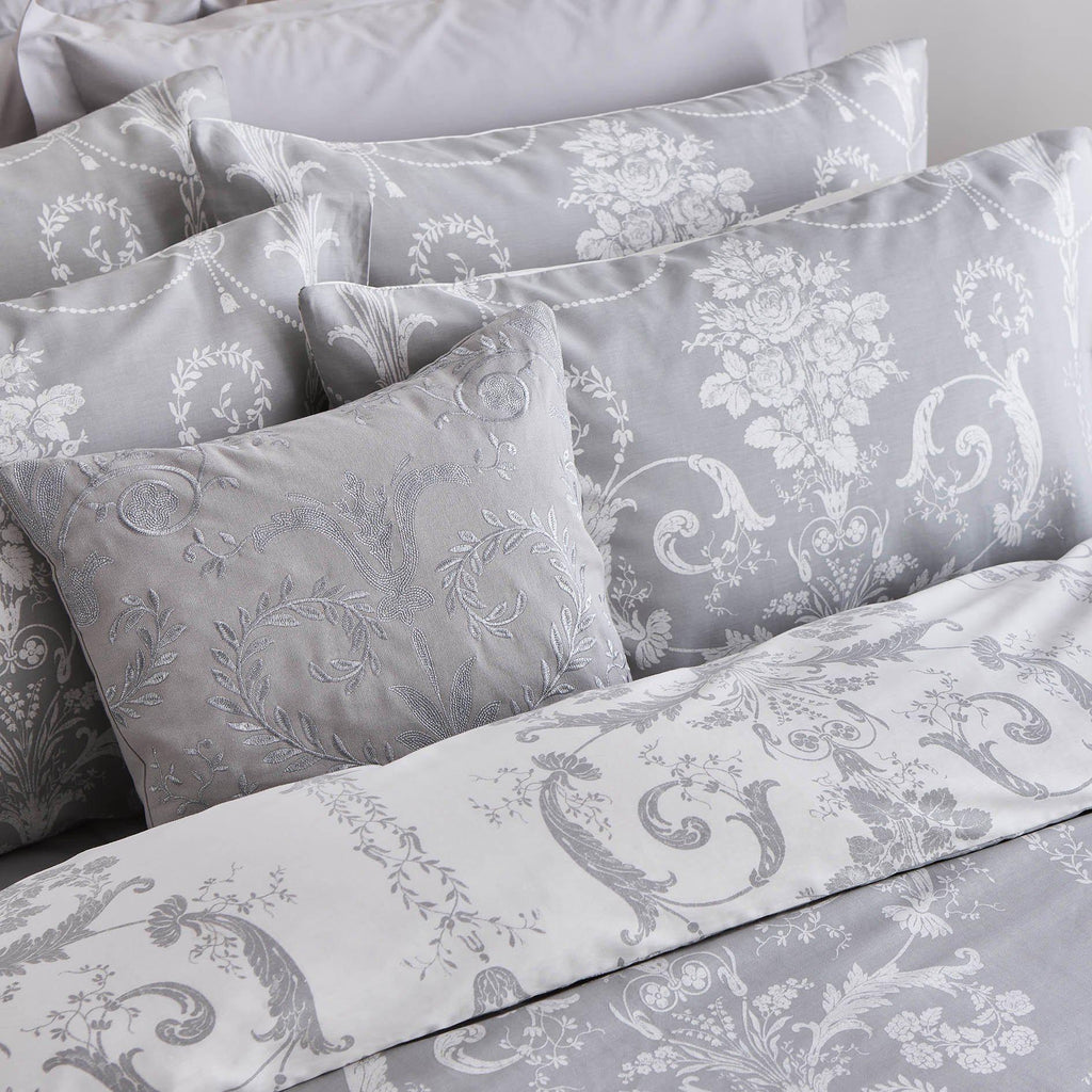 Laura Ashley Josette Duvet Cover Set - Steel