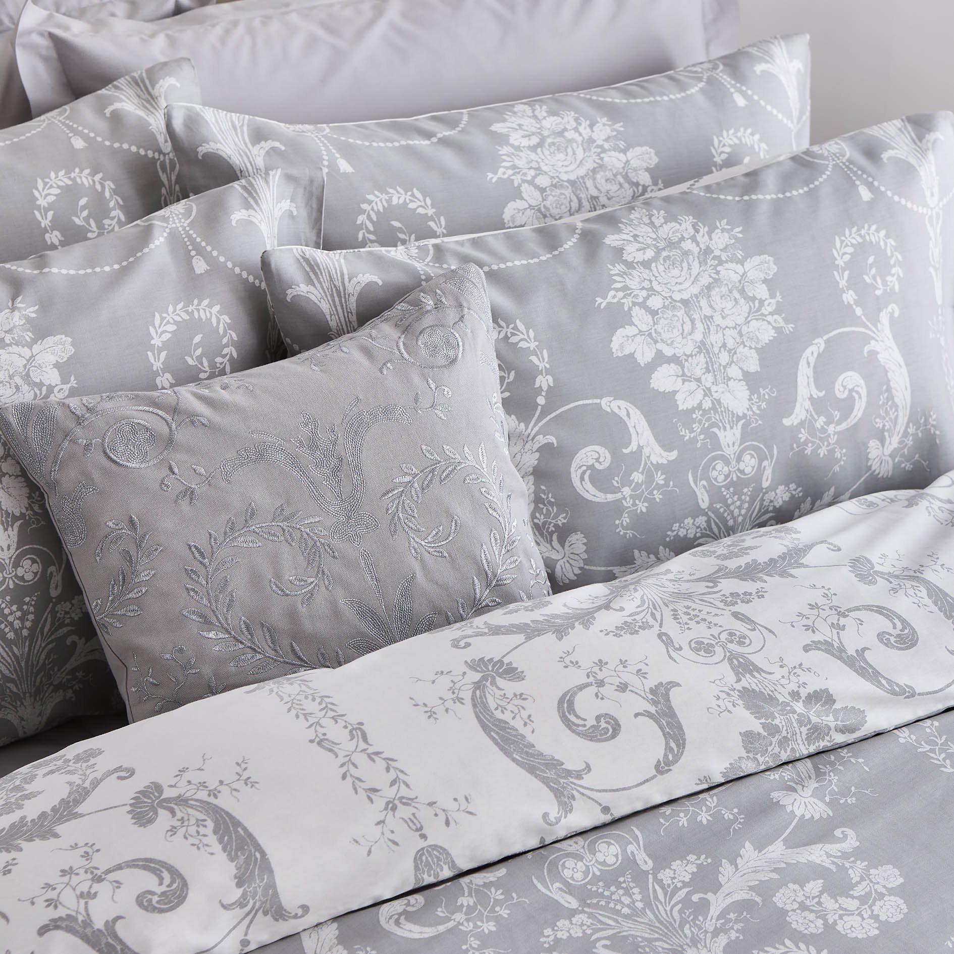 Laura Ashley Josette Duvet Cover Set - Steel