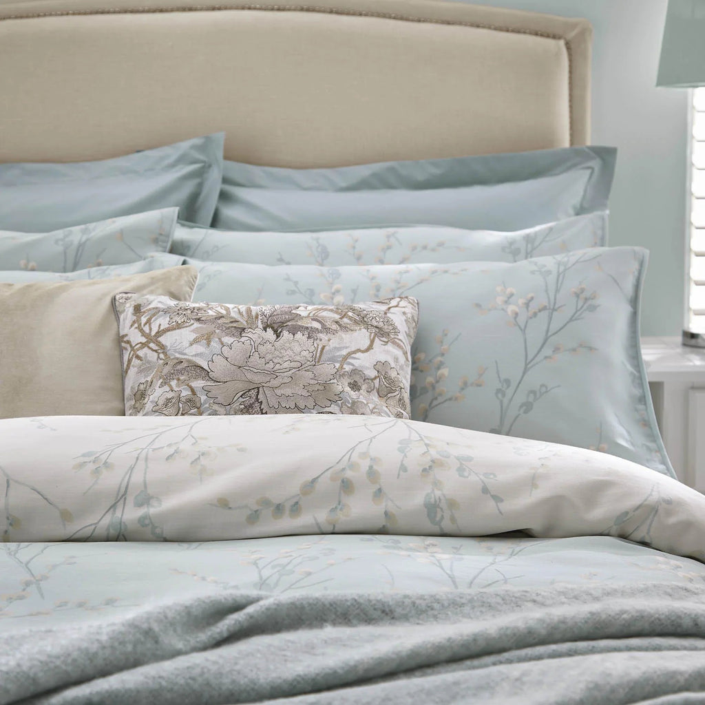 Laura Ashley Pussy Willow Duvet Cover Set - Duck Egg