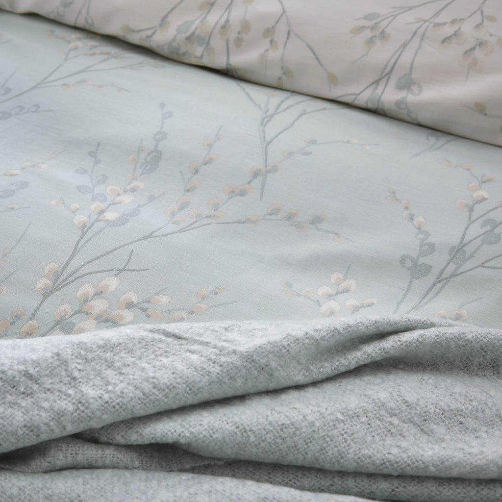 Laura Ashley Pussy Willow Duvet Cover Set - Duck Egg